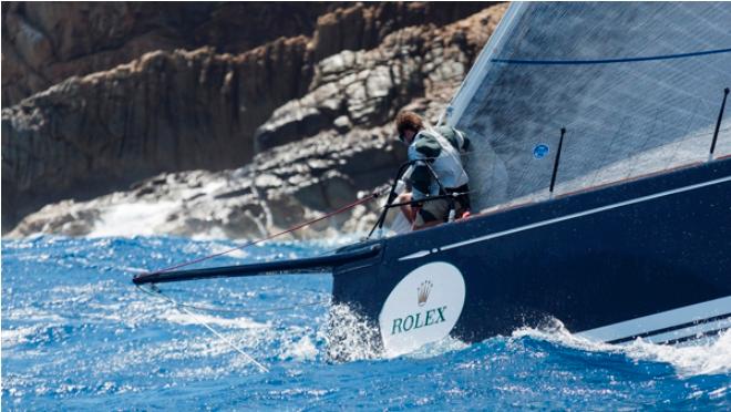 Agility, strength and focus at the bow - Rolex Swan Cup Caribbean 2015 © Nautor's Swan/Carlo Borlenghi